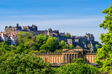 View of Edinburgh Castle, Scotland, UK