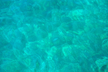 Blue sea water blurred ripple background. Aegean Sea, Turkey
