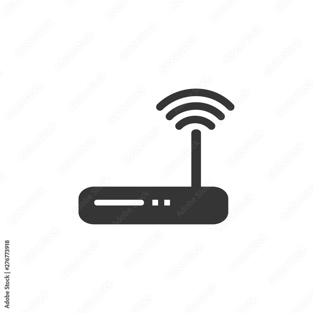 Leinwandbilder router icon symbol template color editable. simple logo vector illustration for graphic and web desi
