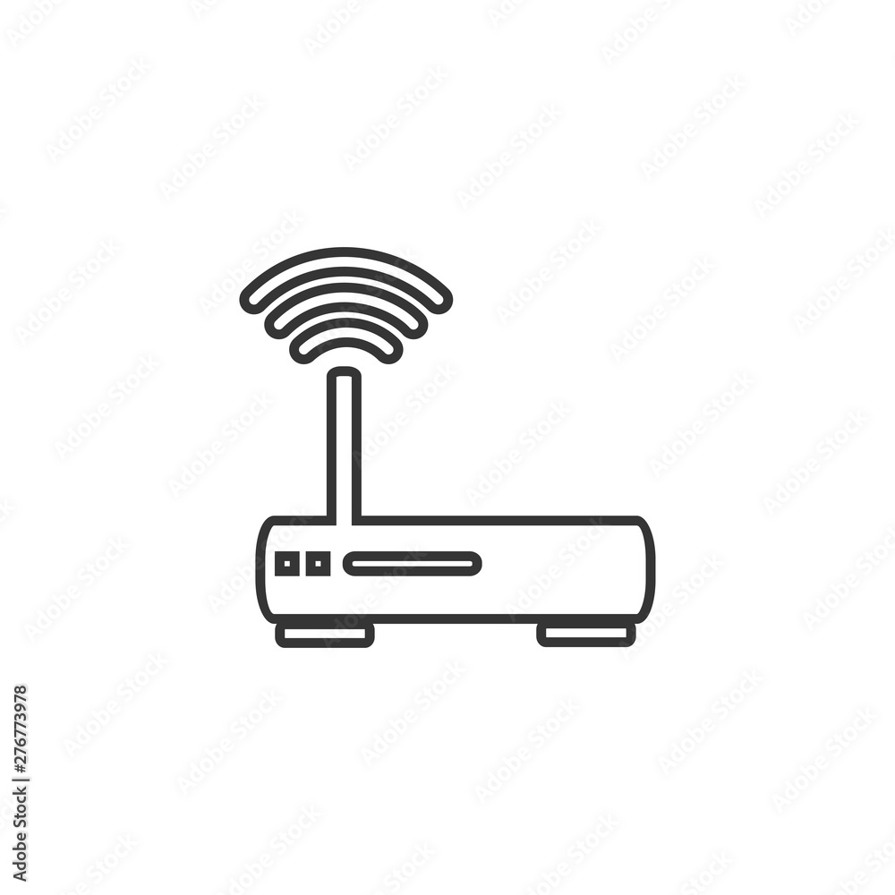Poster Router icon symbol template color editable. simple logo vector illustration for graphic and web design.