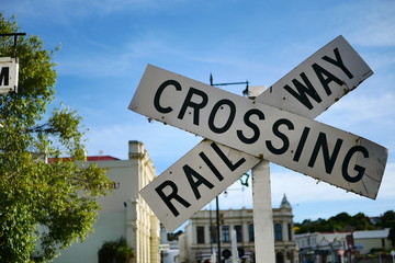 Fototapeta premium Crossing Railway