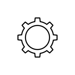 Gear Settings Icon Vector Illustration - Vector