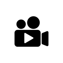 Video Camera / Video Recorder Icon Vector Illustration - Vector