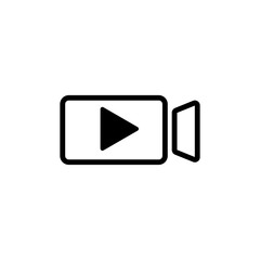 Video Camera / Video Recorder Icon Vector Illustration - Vector