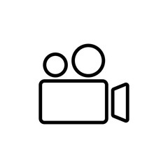 Video Camera / Video Recorder Icon Vector Illustration - Vector