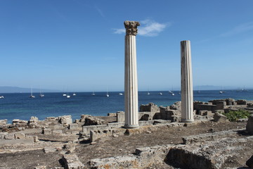 Fototapeta premium Roman ruins on the coast of Sardinia