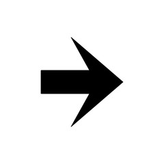 arrow icon template vector illustration logo - vector