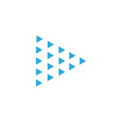 arrow icon template vector illustration logo - vector