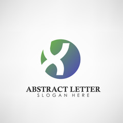 Abstract Letter X logotype. Suitable for trademarks, company logo, and other