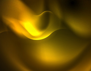 Shiny neon geometric waves template