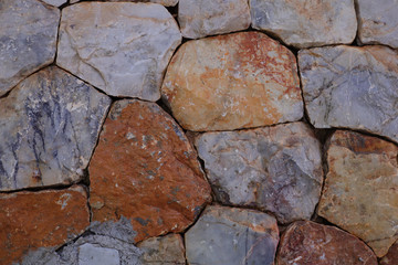 Background of the old rock wall