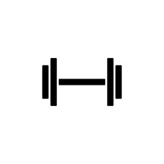 Barbell / Dumbell Gym Icon Template Vector Illustration - Vector