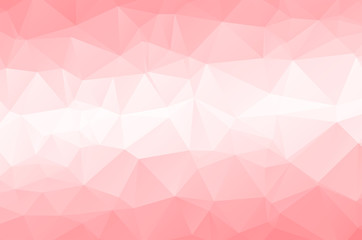 Fototapeta premium Pink Low poly crystal background. Polygon design pattern. pink colorful Low poly vector illustration, low polygon background.