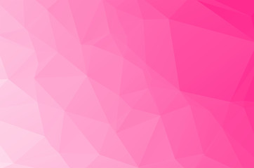 Obraz premium Pink Low poly crystal background. Polygon design pattern. pink colorful Low poly vector illustration, low polygon background.