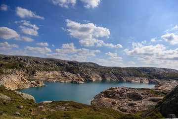 Beautiful day at the lysefjord in Norway