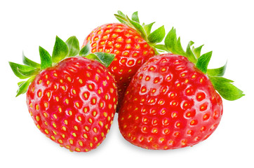 Strawberry on a white isolated background