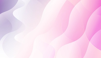 Abstract Wavy Background. For Cover Page, Landing Page, Banner. Vector Illustration with Color Gradient.