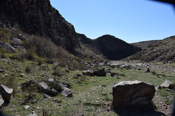 Near the Uybat river.Khakassia.