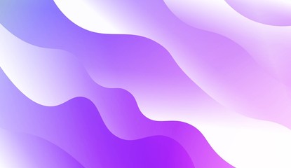 Modern Wavy Background. For Template Cell Phone Backgrounds. Vector Illustration with Color Gradient.