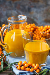 Drink of sea buckthorn