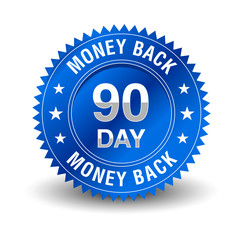  Reliable powerful 90 day money back guaranteed badge. 