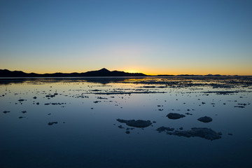 Salar de Uyuni in Bolivia - The world's largest salt flat.