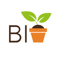 Bio Logo Konzept