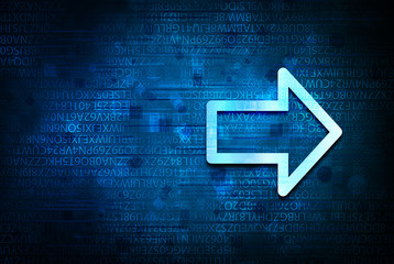 Next icon abstract blue background illustration design