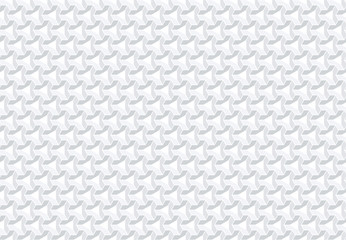 Naklejka premium Seamless geometric isometric pattern. 3D white background.