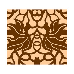 Traditional vintage batik pattern is printed by hand-made giving a very classy feel ethnic, retro, grunge, rustic and classic.