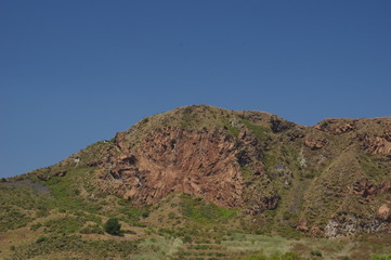 Felsformation auf Vulkano