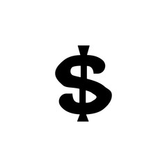 Dollar icon. Money currency button