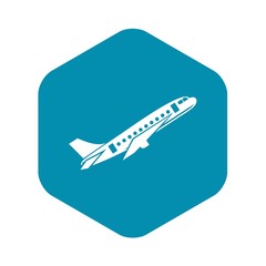 Aircraft icon. Simple illustration of aircraft vector icon for web