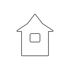 Home icon. Web site home page button