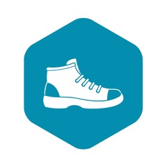 Tourist shoe icon. Simple illustration of tourist shoe vector icon for web