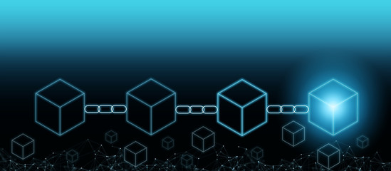 Decentralize Businessman future innovation blockchain technology concept token money bank bitcoin. Safe trust fintech efficiency clouds security crypto digital ai smart contract transaction protection