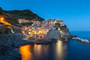 Fototapeta premium Manarola, Cinque Terre coast, Italy