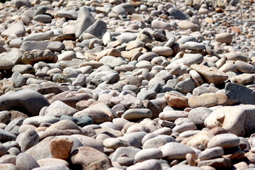 A la plage de pierre