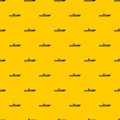 Motor speed boat pattern seamless vector repeat geometric yellow for any design