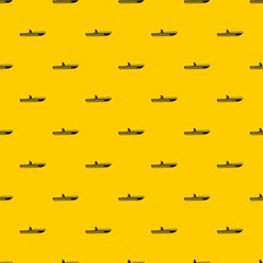 Motor speed boat pattern seamless vector repeat geometric yellow for any design