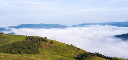 mountain, nature, landscape, scenic, aerial