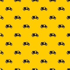 Scooter pattern seamless vector repeat geometric yellow for any design