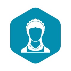 Cleaning household service maid icon. Simple illustration of maid vector icon for web