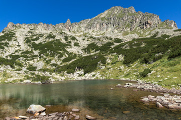 Fototapeta na wymiar Samodivski lakes near Dzhangal peak, Pirin Mountain, Bulgaria