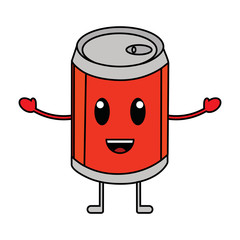 Delicious Fast food cartoon object