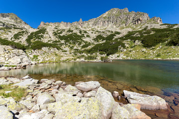 Samodivski lakes near Dzhangal peak, Pirin Mountain, Bulgaria