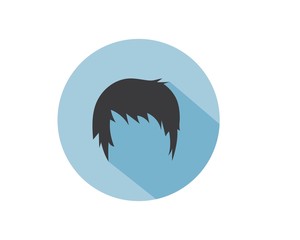 man hairstyle element icon vector illustration