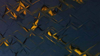 Watercolor abstract texture background in creative stylish geometric form. Wet painting effect. Dry brush strokes and splashes. Beautiful design pattern for backdrops and print production decoration. 