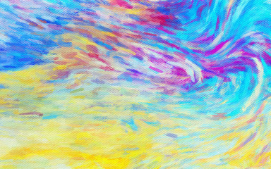 Fototapeta na wymiar Watercolor abstract texture background in creative stylish geometric form. Wet painting effect. Dry brush strokes and splashes. Beautiful design pattern for backdrops and print production decoration. 