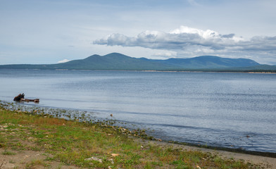 Bay on the eastern side of Lake Baikal in the Republic of Buryatia
